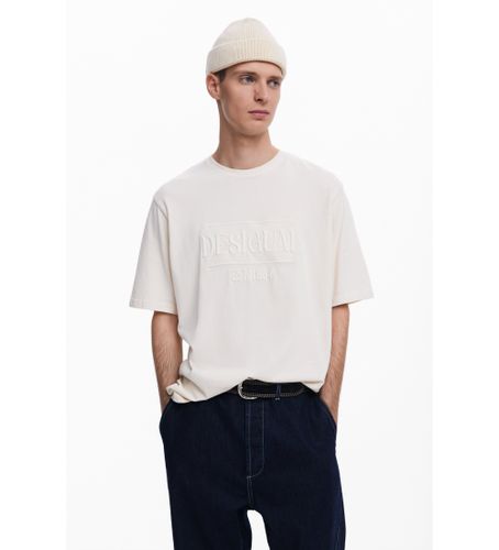 Til mænd. 25SMTK14 Washinton T-shirt (L), Casual, Bomuld, Korte ærmer - Desigual - Modalova