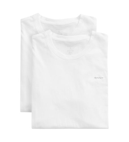 Til mænd. 900012008 Sæt med 2 t-shirts med rund hals (S), Afslappet, Bomuld, Korte ærmer - Gant - Modalova