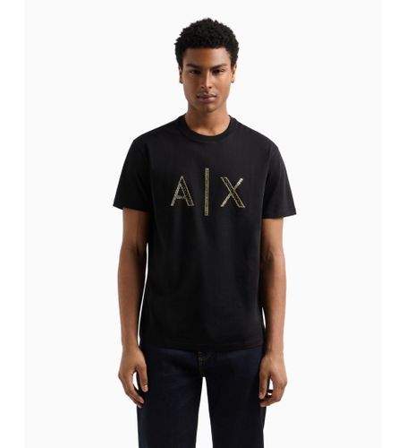 Til mænd. XM000325AF10364UC001 Logo Strass T-shirt (L), Casual, Bomuld, Korte ærmer - Armani Exchange - Modalova
