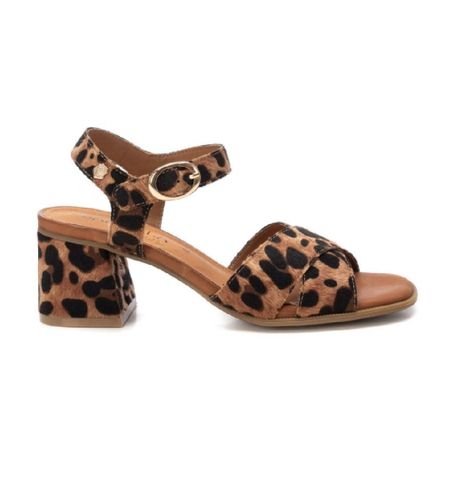Til kvinder. 16219208-LEOPARDO Brune sandaler i 162192 (41), 3-5 cm, Spænder, Casual, Party, Dyreprint - Carmela - Modalova