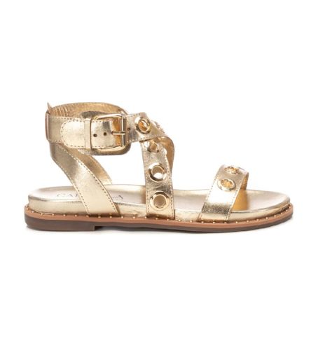 Til kvinder. 16238902-ORO Sandaler i 162389 (37), Guldfarvet, Fast, Spænder, Casual - Carmela - Modalova