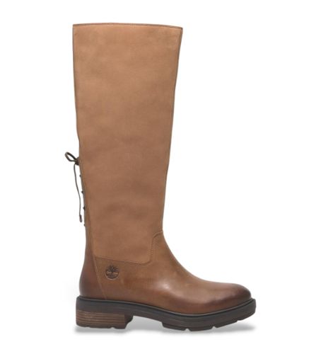 Til kvinder. TB0A28H1EM41 Brune Brimfield-læderstøvler (37 W), Fast, Lynlås, Casual, Bæredygtig - Timberland - Modalova