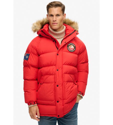 Til mænd. M5011932A Lang parka med deflektorer Everest (S), Casual, Genanvendt polister, Bæredygtig, Genanvendt nylon - Superdry - Modalova