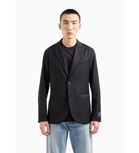 Til mænd. 8NZGP2ZNPMZ1200 blazer med reverskrave (38), Casual, Polyester - Armani Exchange - Modalova