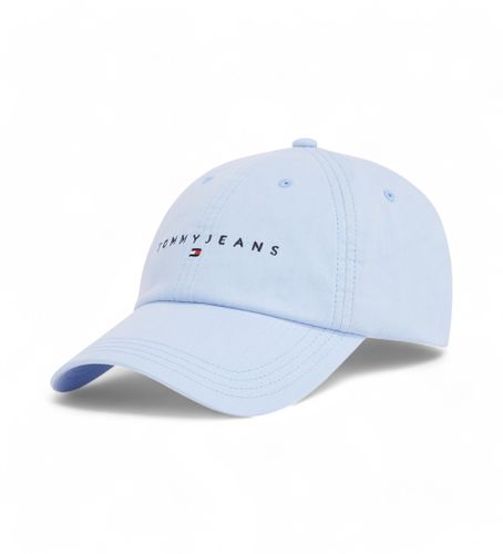 Til kvinder. AW0AW16868 Baseballkasket med broderet logo, (OSFA), Casual, Bomuld - Tommy Hilfiger - Modalova