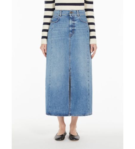 Til kvinder. 2515101061600 Denim nederdel Gesso (40), Casual, Bomuld - Weekend Max Mara - Modalova