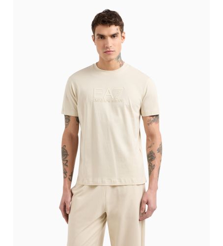 Til mænd. 7M000224_AF10375 Visibility T-shirt med rund hals i bomuld (L), Casual, Sport, Multisport, Korte ærmer - EA7 - Modalova
