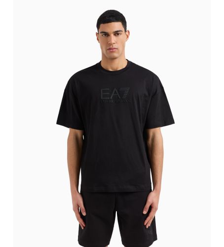 Til mænd. 7M000226_AF10375 Visibility t-shirt med rund hals i navyfarvet bomuld (3XL), Casual, Sport, Multisport, Korte ærmer - EA7 - Modalova