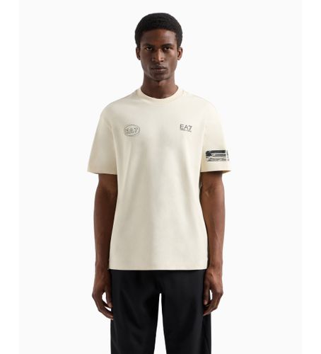 Til mænd. 7M000302_AF12874 Graphic Series bomuldsstrikket T-shirt med rund hals (3XL), Casual, Sport, Multisport, Korte ærmer - EA7 - Modalova