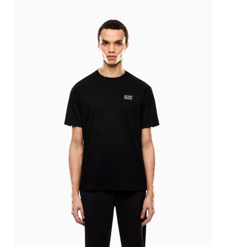 Til mænd. 7M000516_AF14616 Logo Series T-shirt i strikket jersey med bomuldsblanding (M), Casual, Sport, Multisport, Korte ærmer - EA7 - Modalova