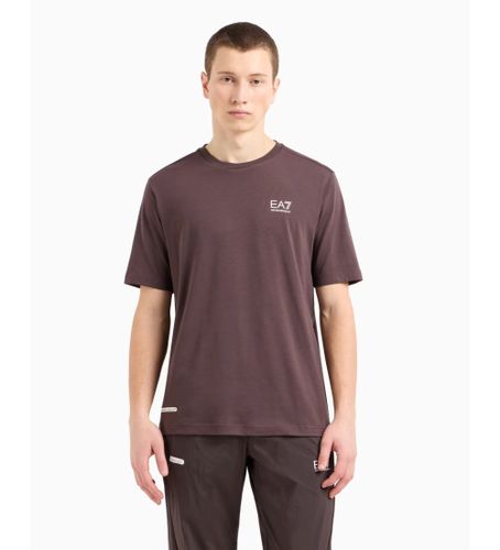 Til mænd. 7M000124_AF13956 Dynamic Athlete T-shirt i teknisk stof Natural Ventus7 (L), Casual, Sport, Bomuld, Multisport, Korte ærme - EA7 - Modalova