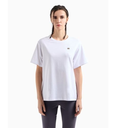 Til kvinder. 7W000028_AF10373 Core Lady T-shirt (3XL), Casual, Bomuld, Korte ærmer - EA7 - Modalova