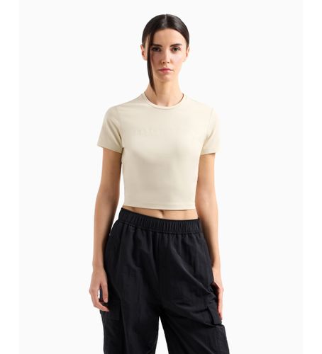 Til kvinder. 7W000510_AF12484 t-shirt med rund hals (L), Casual, Sport, Bomuld, Multisport, Korte ærmer - EA7 - Modalova