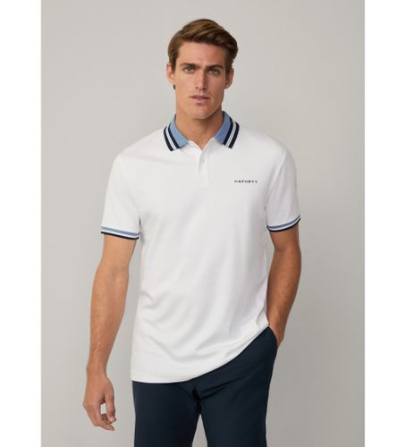 Til mænd. HM563403 Polo Hs Resort krave (L), Casual, Bomuld, Korte ærmer - Hackett London - Modalova
