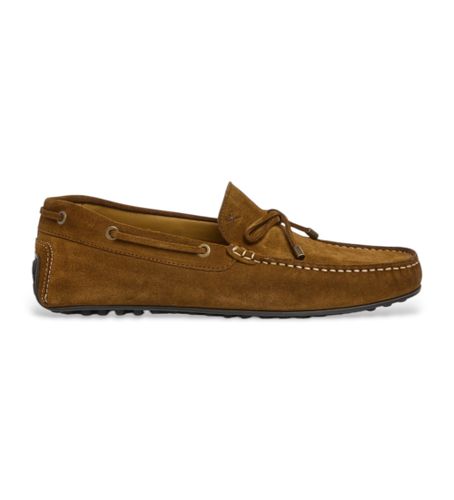 Til mænd. HMS21484 Driver Lace-loafers i brunt (41), Fast, Ruskind, Ingen, Casual - Hackett London - Modalova
