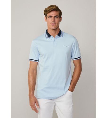 Til mænd. HM563403 Polo Hs Resort Collar (XL), Casual, Bomuld, Korte ærmer - Hackett London - Modalova