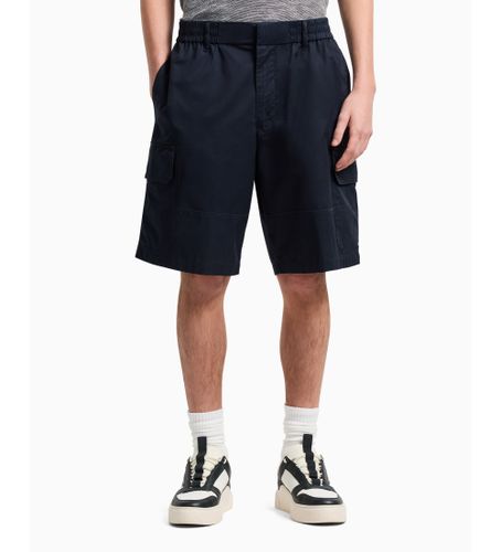 Til mænd. XM000150AF11882UB101 Navy cargo shorts (28), Casual, Bomuld - Armani Exchange - Modalova