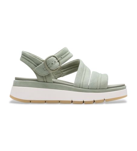 Til kvinder. 26181474 Tuscan Strap-sandaler i , grønne (36), 3-5 cm, Ruskind, Spænder, Casual - Clarks - Modalova