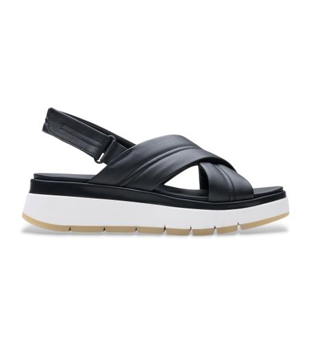 Til kvinder. 26182233 Tuscan Cross-sandaler i læder, (36), 3-5 cm, Velcro, Casual - Clarks - Modalova
