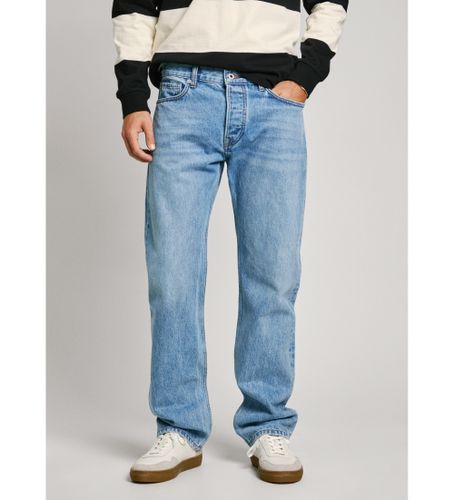 Til mænd. PM207704NC8 Jeans i løs pasform Penn (30/32), Casual, Bomuld, Denim, Bæredygtig - Pepe Jeans - Modalova