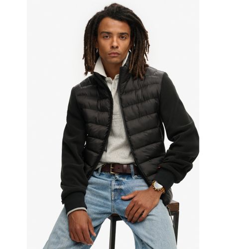 Til mænd. M5012044A Storm Fleece Hybrid Bomber Jacket (L), Casual, Genanvendt polister - Superdry - Modalova