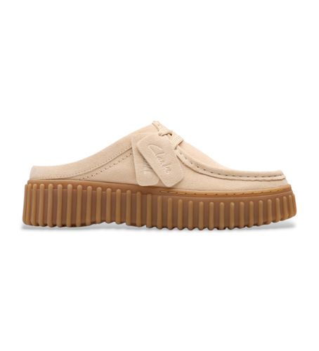 Til kvinder. 26181197 Torhill træsko i læder (36), 3-5 cm, Ruskind, Blonder, Ingen, Casual - Clarks - Modalova