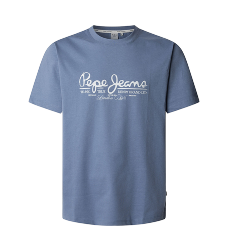 Til mænd. PM509769 Dumas kortærmet T-shirt (L), Casual, Bomuld, Korte ærmer, Bæredygtig - Pepe Jeans - Modalova