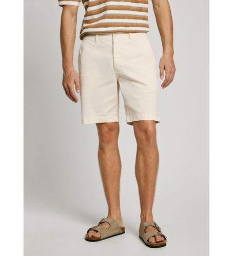 Til mænd. PM801181 Chino-shorts i hvidt twillstof med stretch (29), Casual, Bomuld, Bæredygtig - Pepe Jeans - Modalova