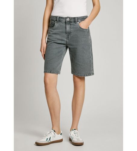 Til kvinder. PL801189UN3 Kort Hw mørkegrå (30), Casual, Bomuld, Denim - Pepe Jeans - Modalova