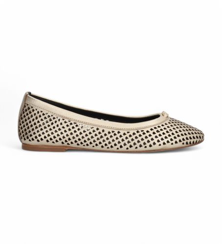 Til kvinder. 541861 Golden Liss Ballerinaer i (36), Guldfarvet, Fast, Ingen, Casual - Alpe - Modalova