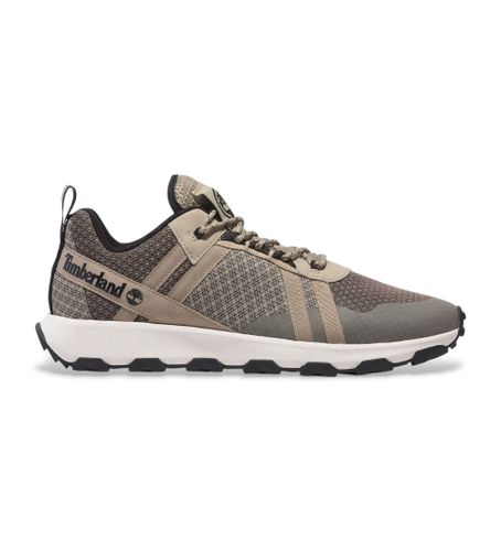Til mænd. TB0A6BESEAB1 Winsor Trail low top lædersko med snørebånd, (47.5), Fast, Blonder, Casual, Sport, Multisport - Timberland - Modalova