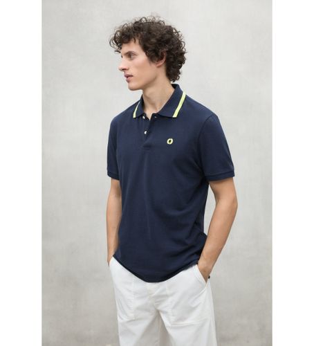 Til mænd. MCMGAPORAYAN0838S25-161 Rayan navy polo shirt (L), Casual, Korte ærmer, Økologisk bomuld, Bæredygtig - ECOALF - Modalova