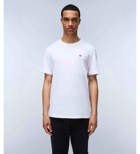 Til mænd. NP0A4H8D Sails SS T-shirt (3XL), Casual, Sport, Bomuld, Multisport, Korte ærmer - Napapijri - Modalova