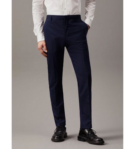 Til mænd. K10K103084 Slim fit jakkesætsbukser i uld, (44), Casual, Party, Bomuld, Klassisk, Elastin - Calvin Klein - Modalova