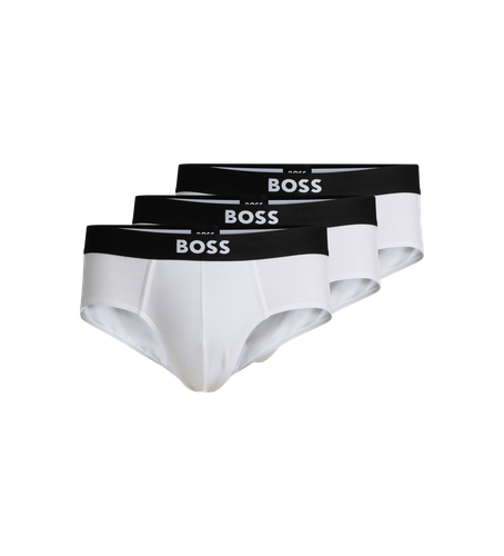 Til mænd. 50546561 3-pak trusser med logo-linning (XS), Afslappet, Bomuld - BOSS - Modalova