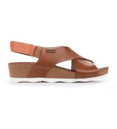 Til kvinder. W9E-0912 Brune Mahon-sandaler i (41), 1-3 cm, Velcro, Casual - Pikolinos - Modalova