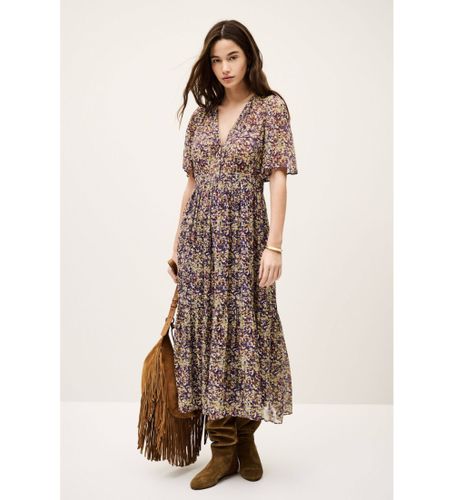 Til kvinder. 1E25LARI Lariol-kjole (34), Casual, Viscose, 3/4 ærmer - BA&SH - Modalova