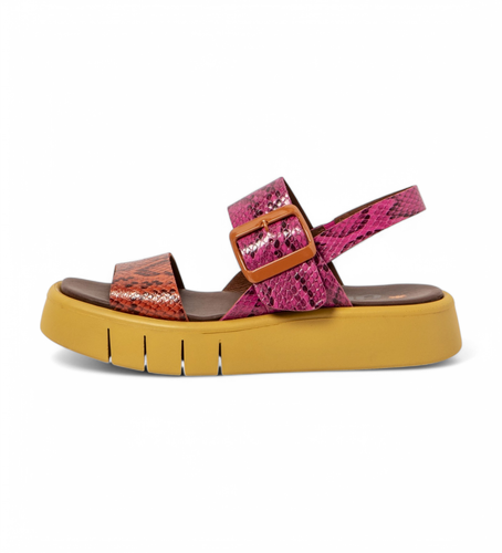 Til kvinder. 1185711YE003_0MU Sandaler i læder 1857 Malagra (36), 3-5 cm, Spænder, Casual - Art - Modalova