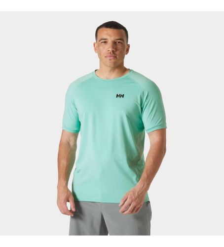 Til mænd. 34418 Ocean T-shirt (S), Sport, Multisport, Korte ærmer, Turkis, Genanvendt polister, Bæredygtig - Helly Hansen - Modalova