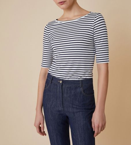 Til kvinder. 2511971066200 T-shirt Eleonor navy (S), Casual, Viscose, Korte ærmer - PennyBlack - Modalova