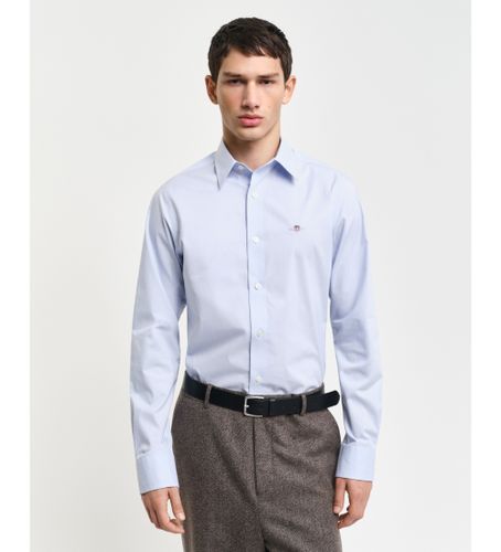 Til mænd. 3240171 Slim Fit Poplin Elastic Poplin Shirt (M), Casual, Bomuld, Lange ærmer - Gant - Modalova