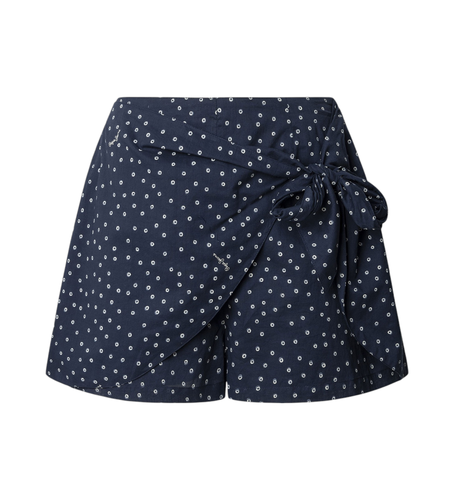 Til kvinder. PL801160 Damaris navy shorts (L), Casual, Bomuld - Pepe Jeans - Modalova