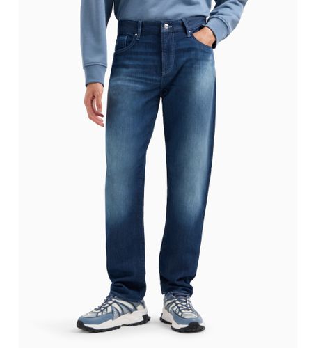 Til mænd. 6DZJ13Z1TTZ25EX Jeans J13 slim fit i denim Indigo- (38/32), Casual, Bomuld - Armani Exchange - Modalova