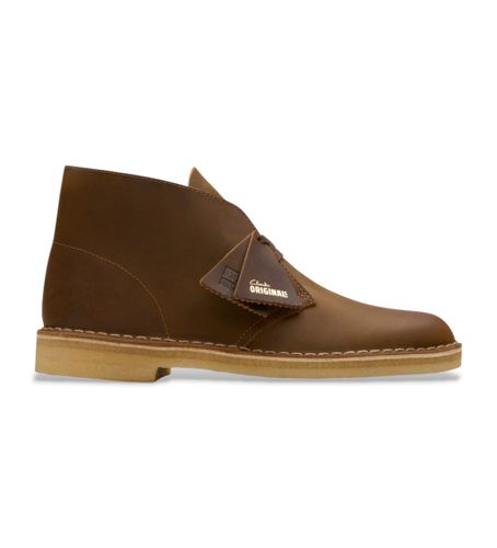 Til mænd. 26155484 Ørkenbrune læderstøvler (43), Fast, Blonder, Casual - Clarks - Modalova