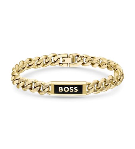 Til mænd. 1580680M Armbånd i rustfrit stål Klart guldbelagt (OSFA), Guldfarvet, Casual, BH - BOSS - Modalova