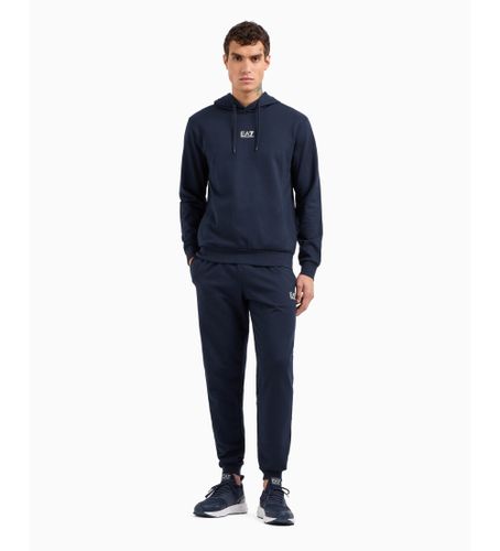 Til mænd. 8NPV64_PJVRZ Core Identity jumpsuit i navyfarvet bomuld (S), Casual, Sport, Multisport, Lange ærmer - EA7 - Modalova