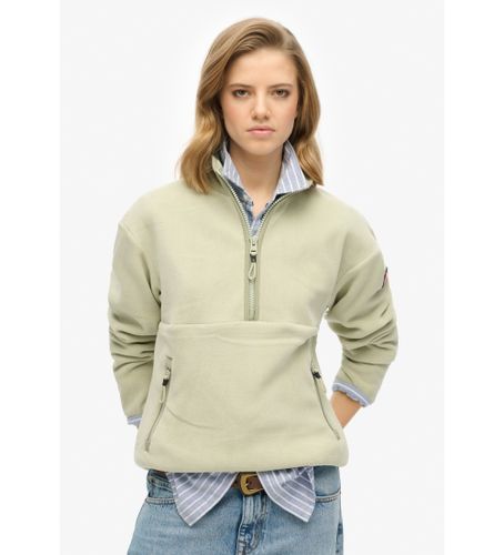 Til kvinder. W2012339A Aktiv fleece (8 UK = XS), Casual, Genanvendt polister, Bæredygtig - Superdry - Modalova