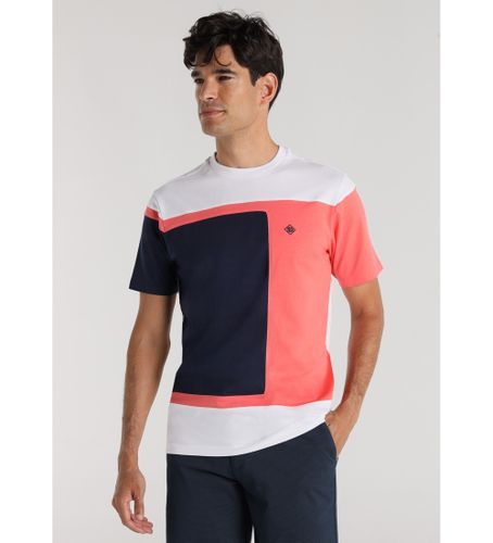 Til mænd. 850895527 kortærmet T-shirt med blokdesign (S), Casual, Bomuld, Korte ærmer - Bendorff - Modalova
