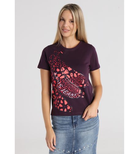 Til kvinder. 423092692 Kortærmet grafisk T-shirt farverig (XS), Casual, Bomuld, Korte ærmer - Lois Jeans - Modalova