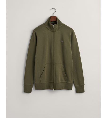 Til mænd. 2008006 Shield hættetrøje med lynlås (5XL), Casual, Bomuld, Lange ærmer - Gant - Modalova